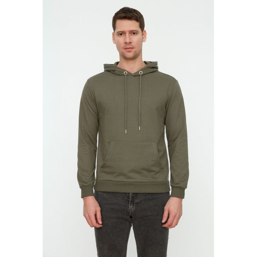 NWT Trendyol Men Regular Hood Knit Sweatshirt